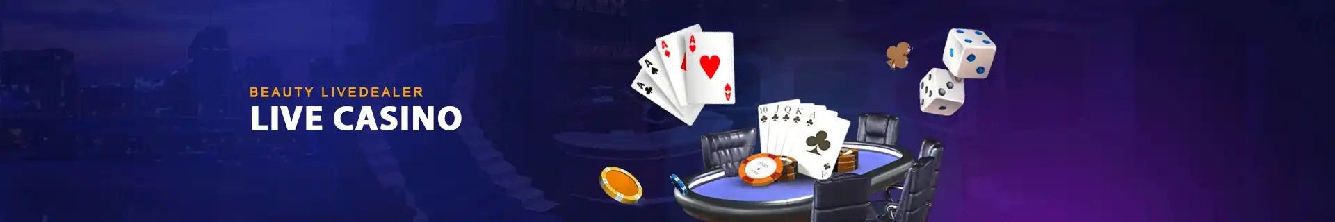 Live casino game lobby at 2D777 online casino